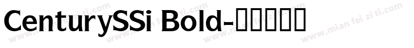 CenturySSi Bold字体转换